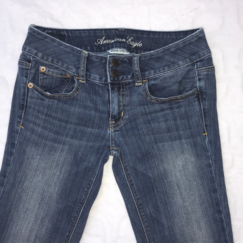 AMERICAN EAGLE Artist Super Stretch Jeans 2 Long - Picture 6 of 8